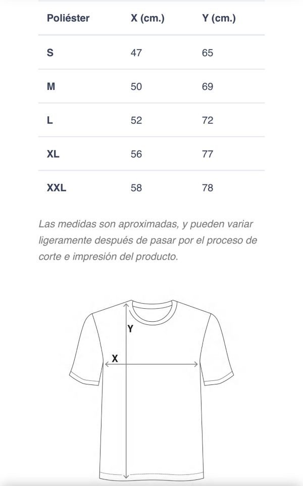 Camiseta 1 Cara basic (poliester) - Imagen 2