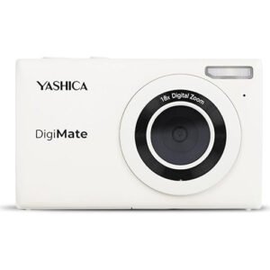 YASHICA Cámara Digital DigiMate (Blanco Apagado)